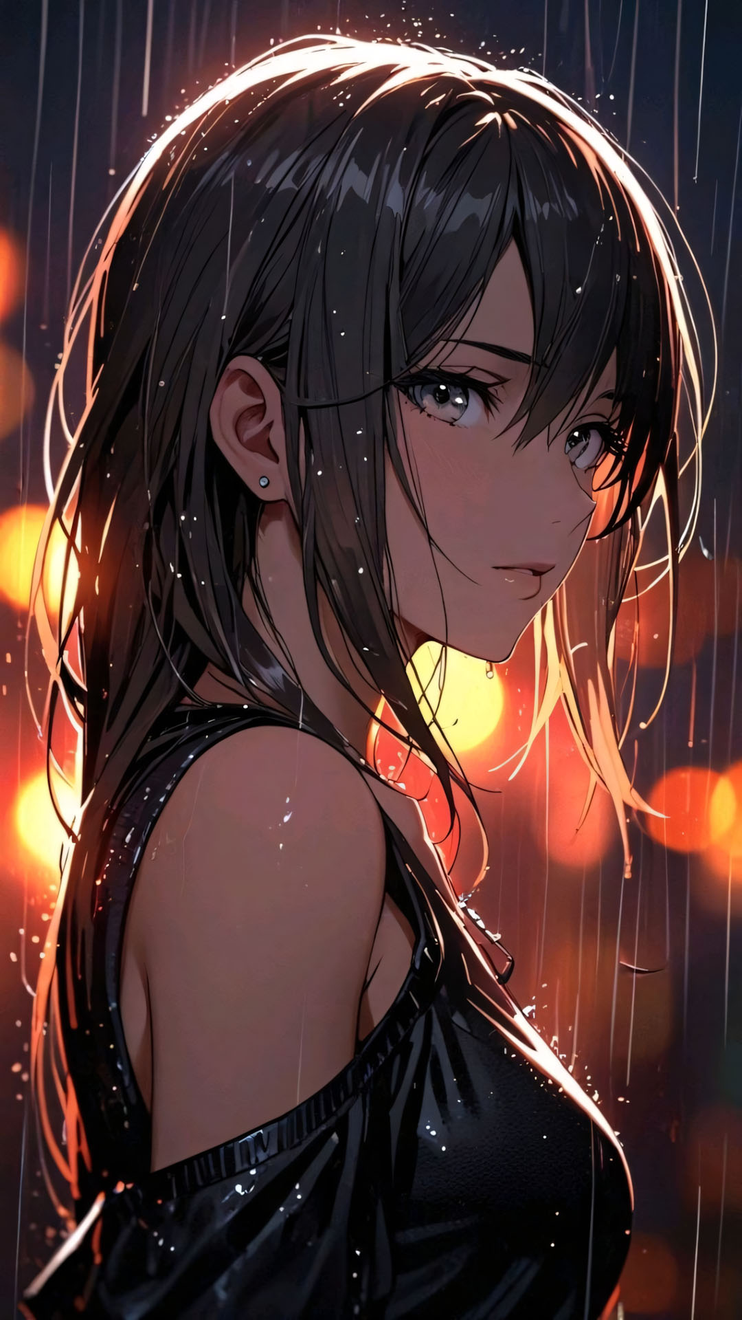 Anh anime buon nu 1920px 1080px full hd 1