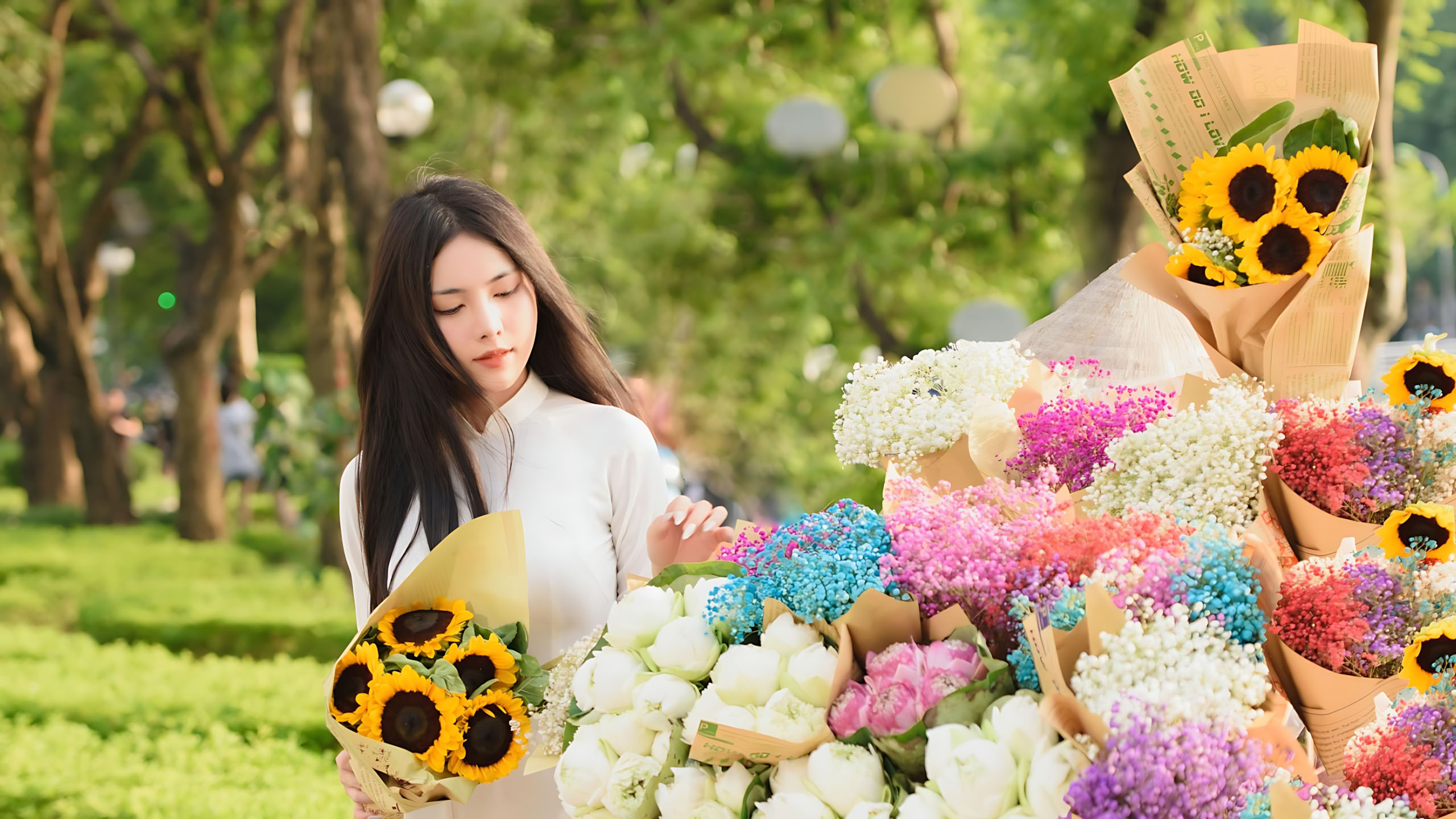 hinh anh co gai mua thu buon ngang 2560px 1440px 2k 9