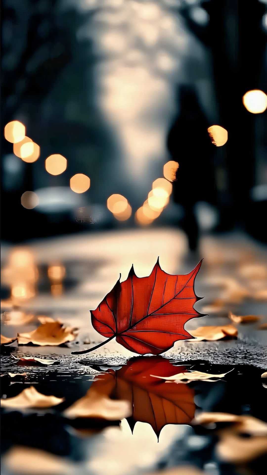 hinh anh la roi buon 1920px 1080px full hd 1