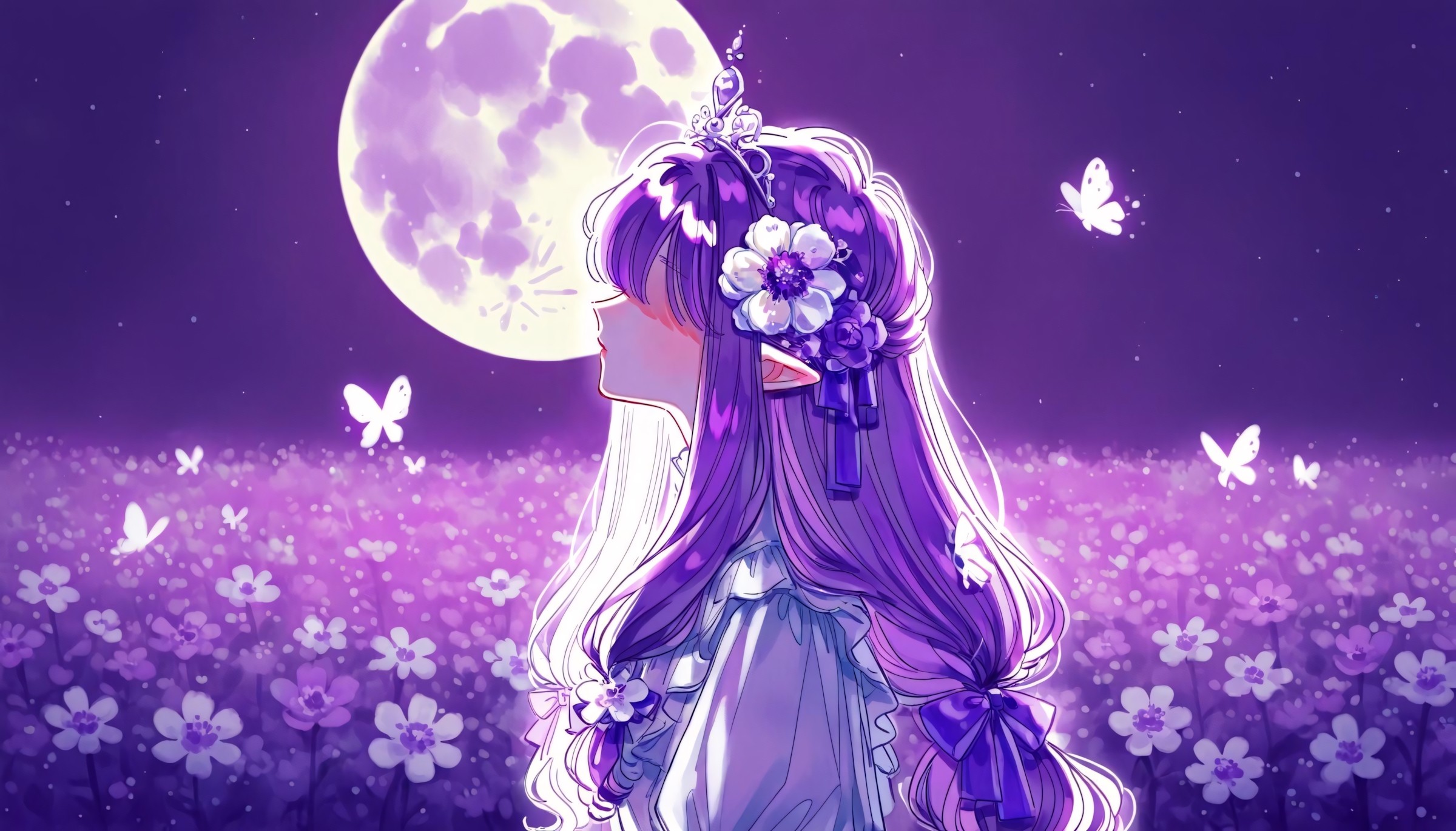 529+ Hình Nền Màu Tím Nhạt 🎀 (Cẩm Tú Cầu, Khoảng Trắng, Retina) Cho Android
