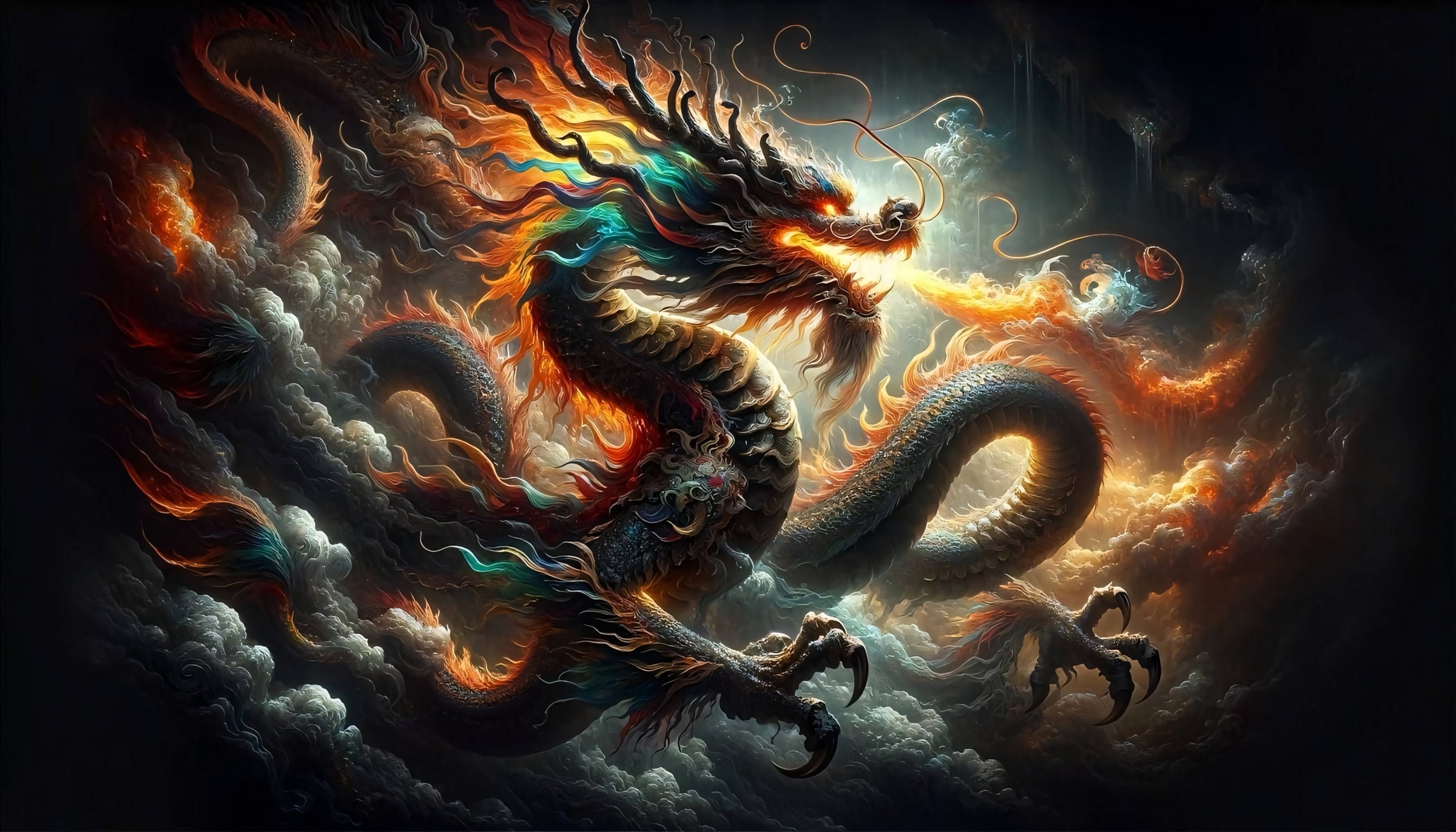 1234+ Hình Nền Rồng 🐉 (Con Rồng, 3D, Vàng) Cho Điện Thoại Và Máy Tính