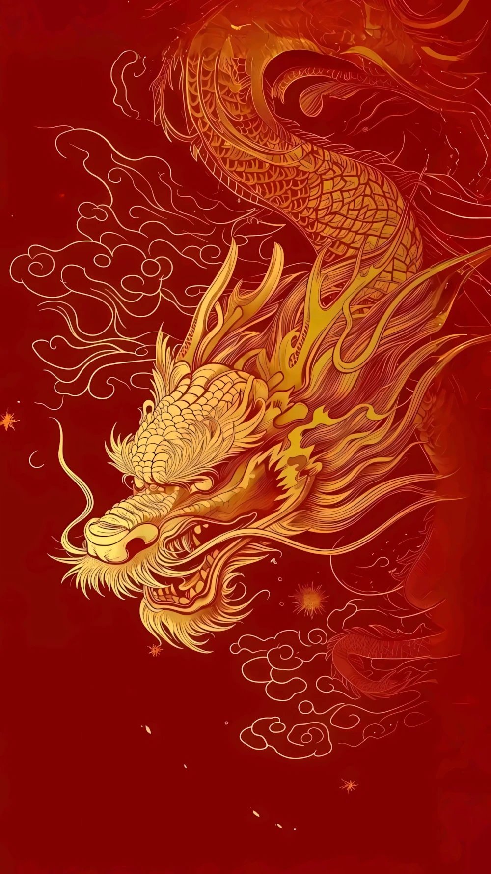 1234+ Hình Nền Rồng 🐉 (Con Rồng, 3D, Vàng) Cho Điện Thoại Và Máy Tính