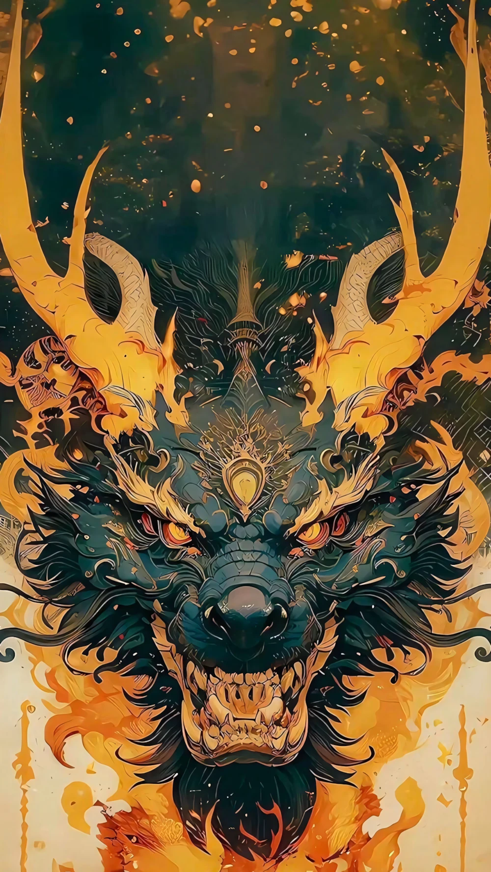 1234+ Hình Nền Rồng 🐉 (Con Rồng, 3D, Vàng) Cho Điện Thoại Và Máy Tính