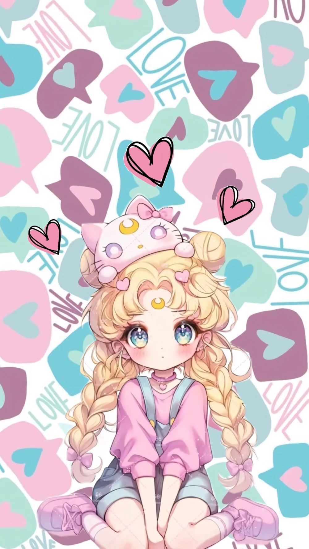 529+ Hình Nền Điện Thoại Cute 9:16 🌸 (Dễ Thương, Hello Kitty, Có Chữ) Cho Điện Thoại