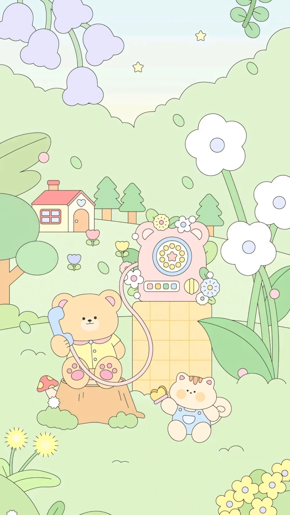 529+ Hình Nền Điện Thoại Cute 9:16 🌸 (Dễ Thương, Hello Kitty, Có Chữ) Cho Điện Thoại