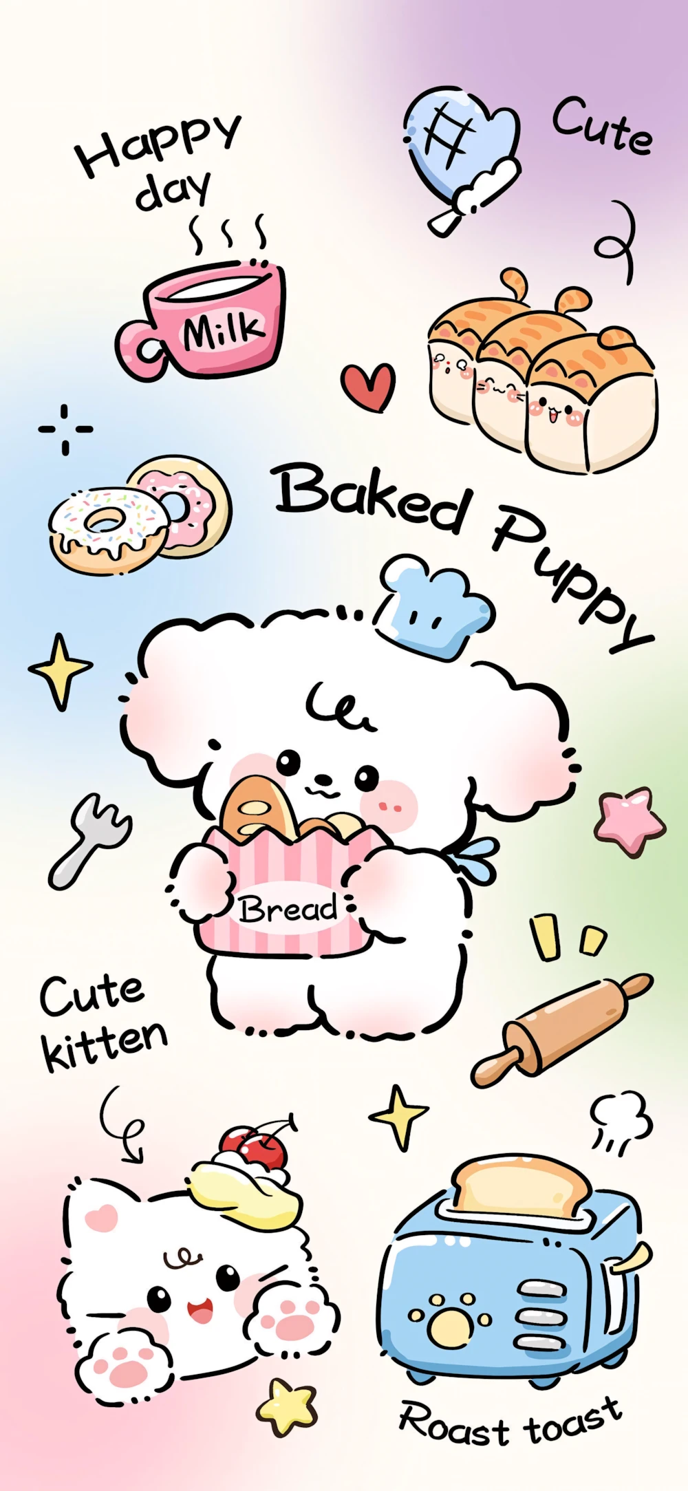 529+ Hình Nền Điện Thoại Cute 9:16 🌸 (Dễ Thương, Hello Kitty, Có Chữ) Cho Điện Thoại