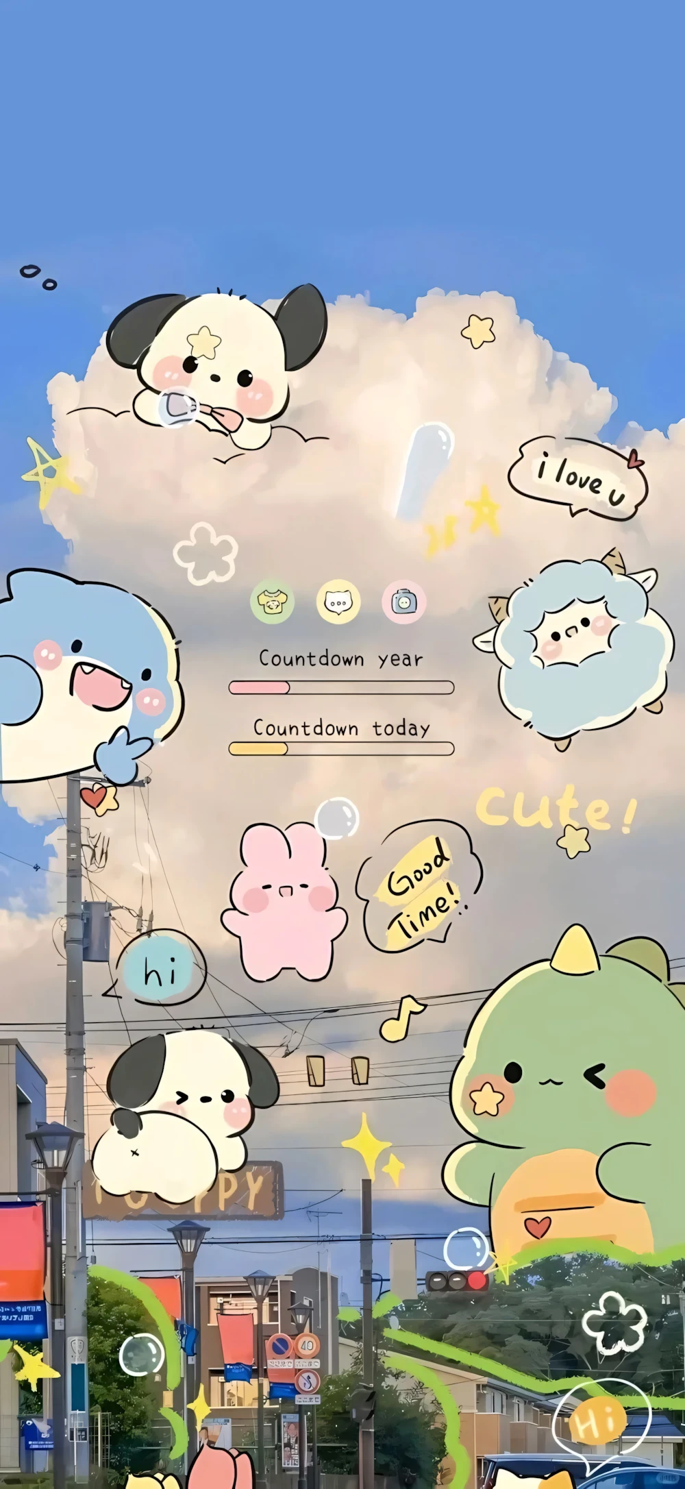 529+ Hình Nền Điện Thoại Cute 9:16 🌸 (Dễ Thương, Hello Kitty, Có Chữ) Cho Điện Thoại