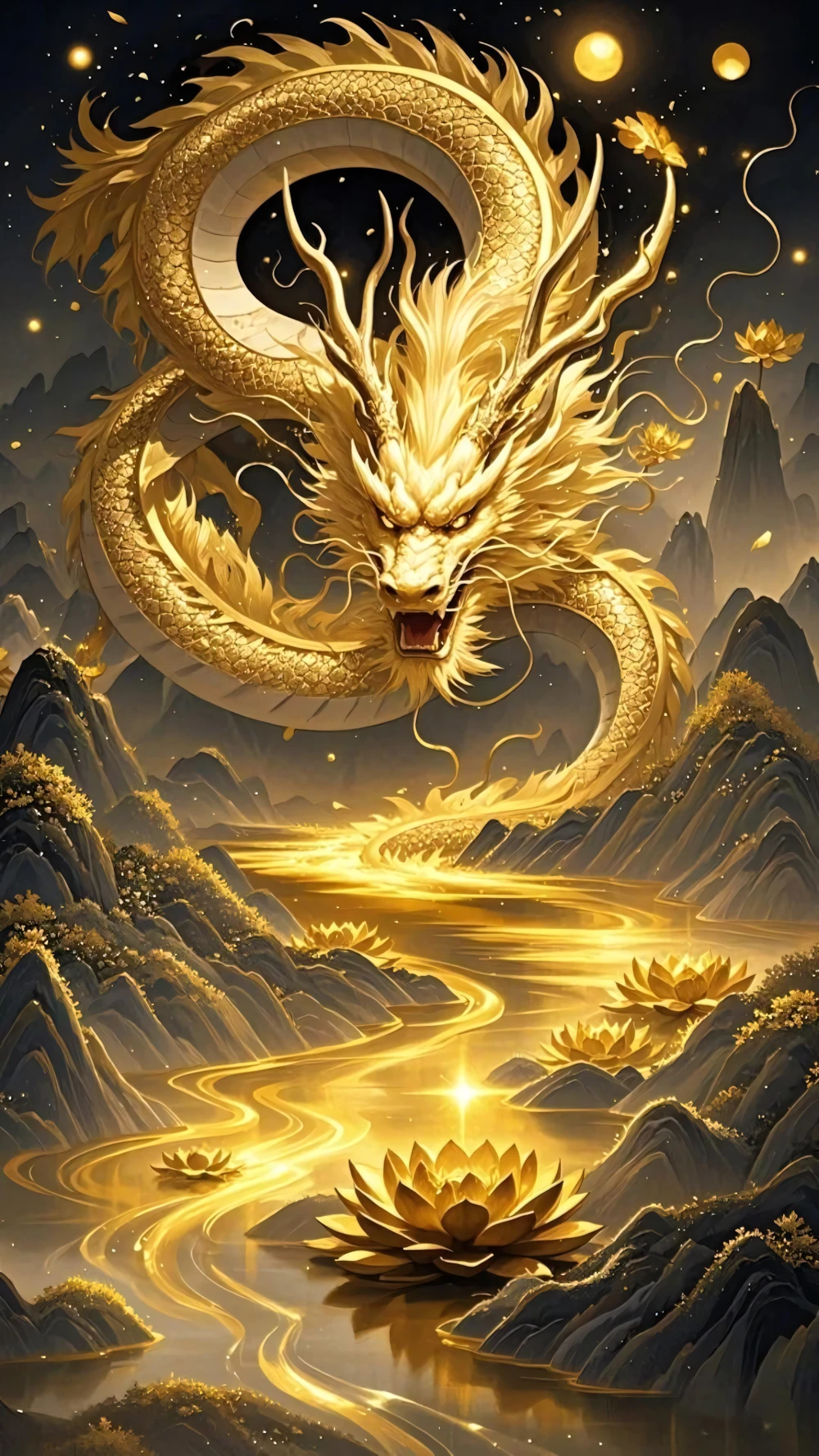 1234+ Hình Nền Rồng 🐉 (Con Rồng, 3D, Vàng) Cho Điện Thoại Và Máy Tính