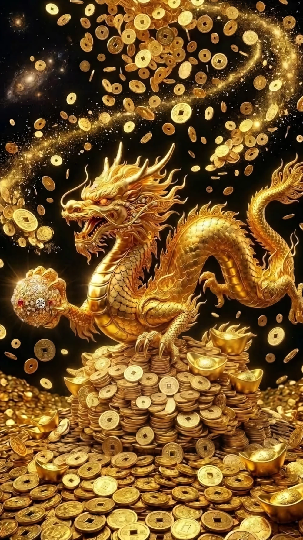 1234+ Hình Nền Rồng 🐉 (Con Rồng, 3D, Vàng) Cho Điện Thoại Và Máy Tính