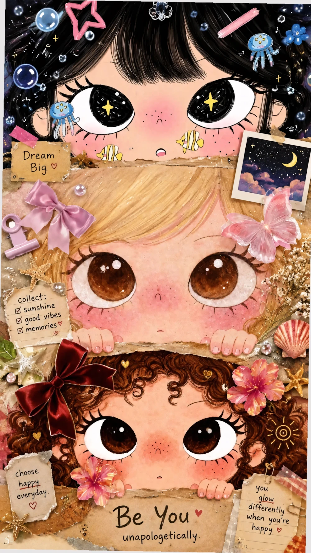 529+ Hình Nền Điện Thoại Cute 9:16 🌸 (Dễ Thương, Hello Kitty, Có Chữ) Cho Điện Thoại