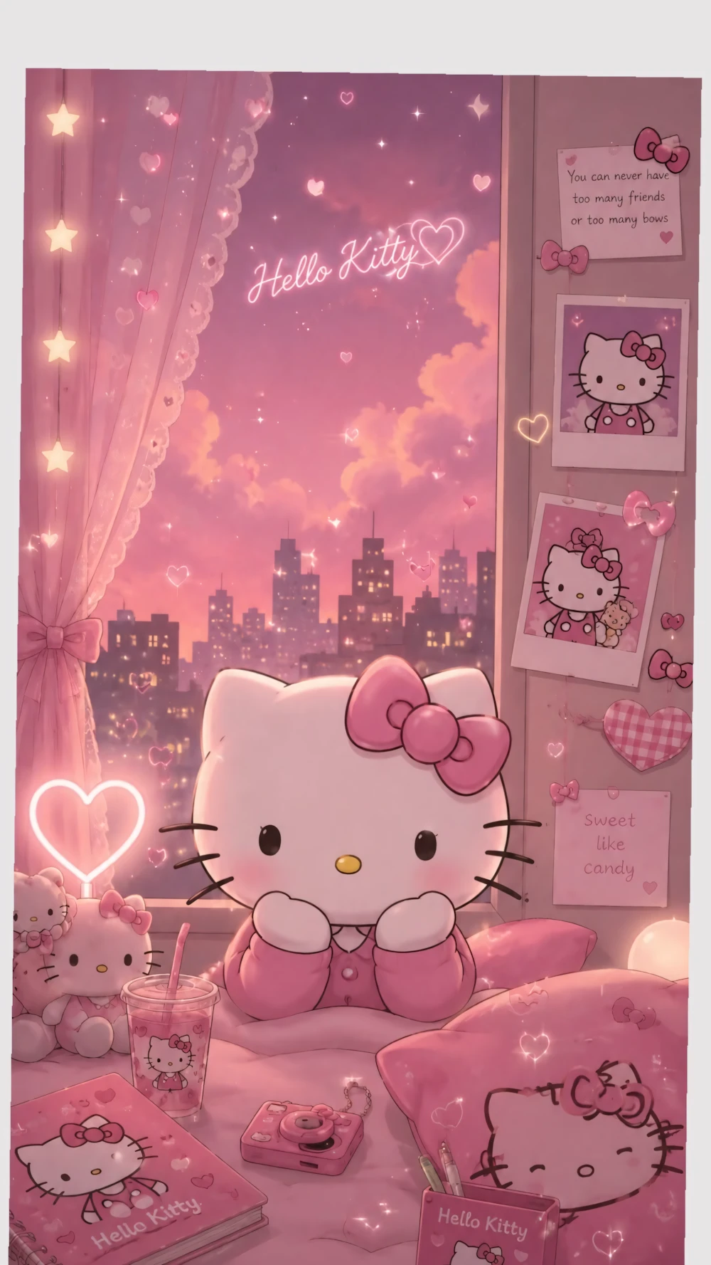 529+ Hình Nền Điện Thoại Cute 9:16 🌸 (Dễ Thương, Hello Kitty, Có Chữ) Cho Điện Thoại